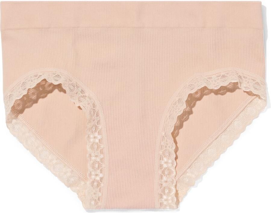 HEMA Dameshipster Naadloos Rib Lichtroze (lichtroze)