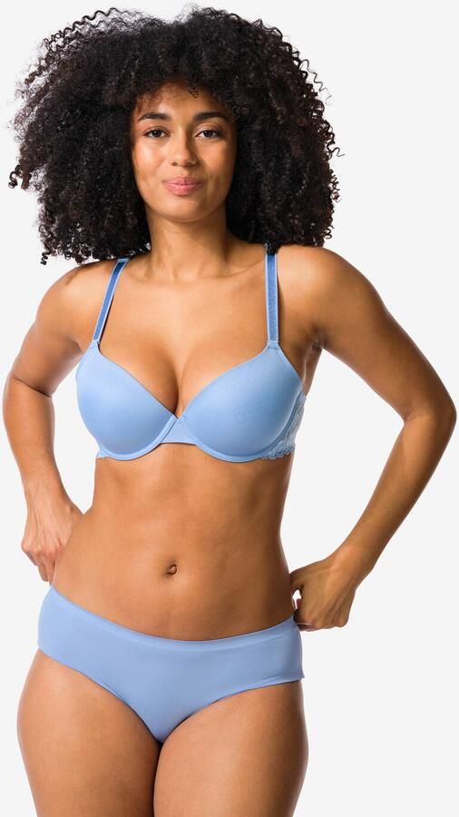 HEMA Dameshipster Second Skin Micro Blauw (blauw) - Foto 2