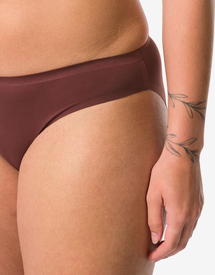 HEMA Dameshipster Second Skin Micro Donkerbruin (donkerbruin) - Foto 2