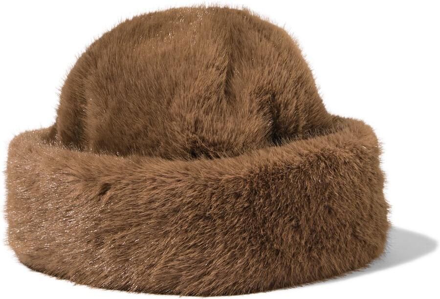 HEMA Dameshoed Imitatiebont (bruin)