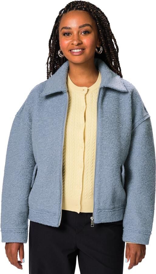 HEMA Damesjas Bomber Middenblauw (middenblauw)