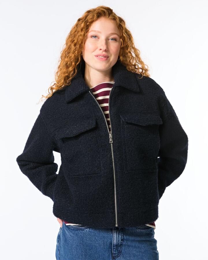 HEMA Damesjas Jazzy Donkerblauw (donkerblauw) - Foto 2