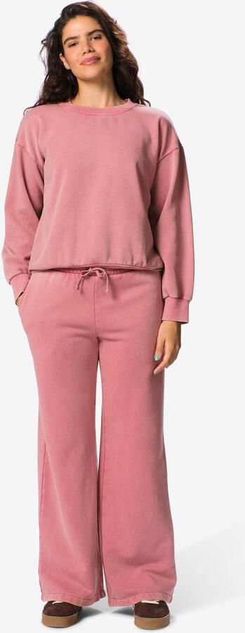 HEMA Damesjoggingbroek Relaxed Fit Roze