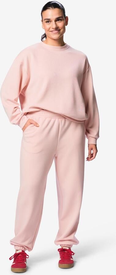 HEMA Damesjoggingsbroek Comfy Fit Lichtroze