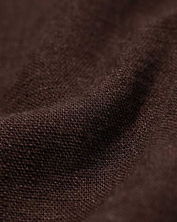 HEMA Damesjurk Dawn Midi Regular Fit Donkerbruin (donkerbruin)