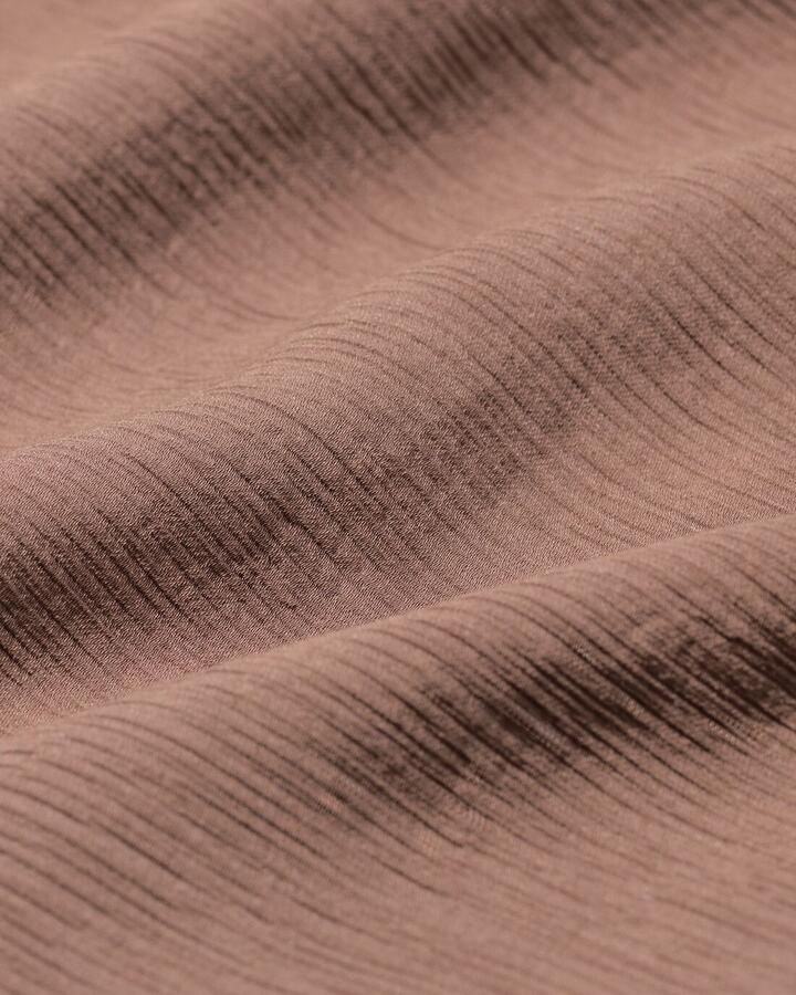 HEMA Damesjurk Senna Ribbel Midi Taupe (taupe) - Foto 2
