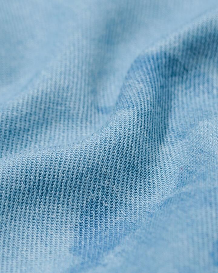 HEMA Damesjurk Wijd Bloemen Denim (denim)