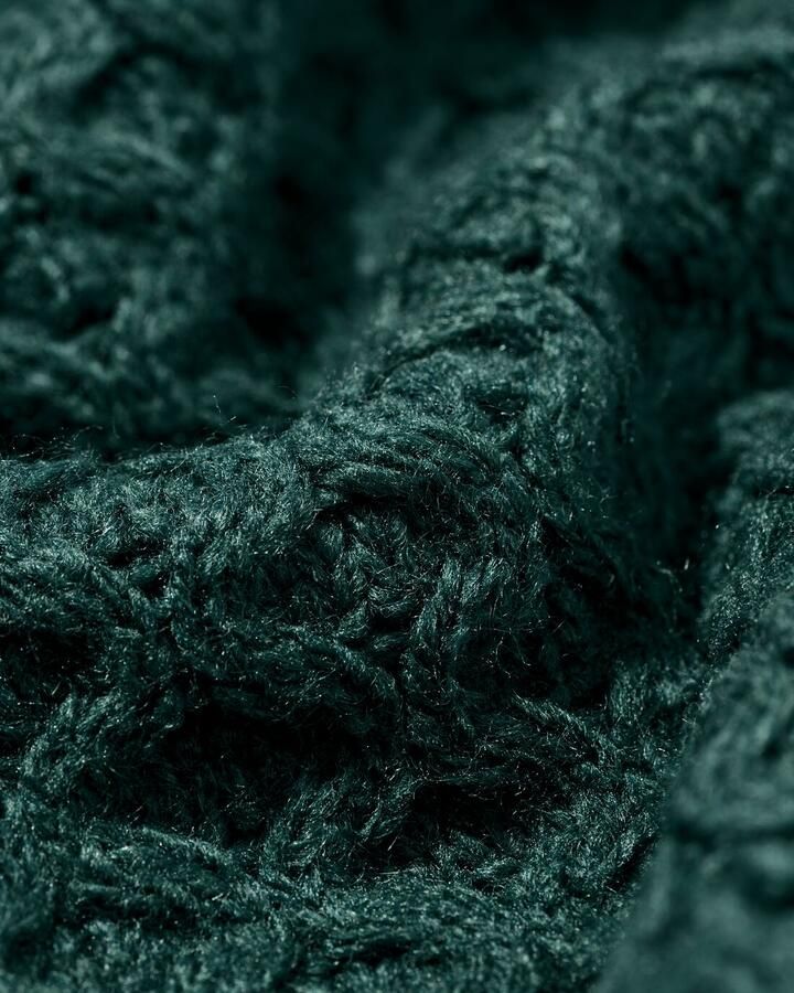 HEMA Damesjurk Zelda Regular Fit Kabel Zeegroen - Foto 2