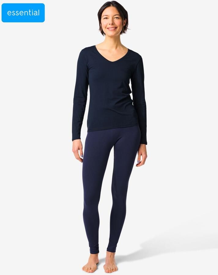 HEMA Dameslegging Sandy Aansluitend Donkerblauw (donkerblauw)