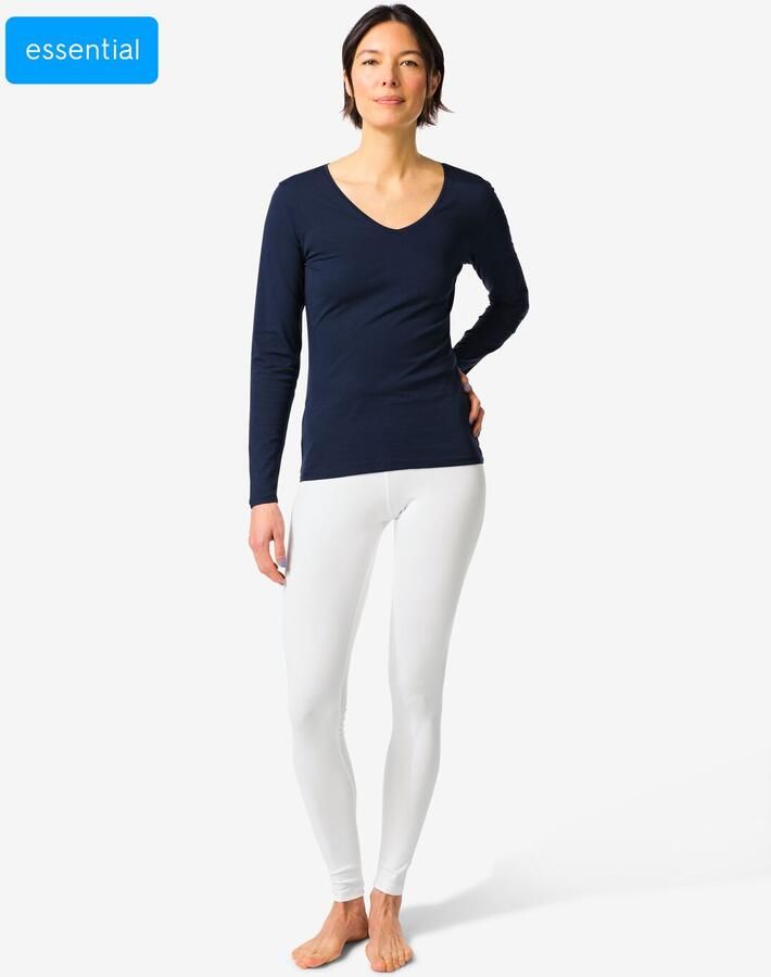 HEMA Dameslegging Sandy Aansluitend Wit (wit) - Foto 2