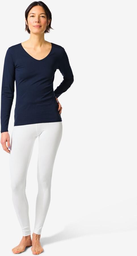 HEMA Dameslegging Sandy Aansluitend Wit (wit) - Foto 2