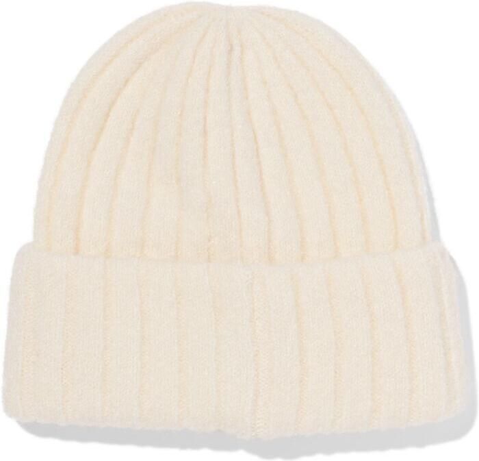 HEMA Damesmuts Rib Crème - Foto 3