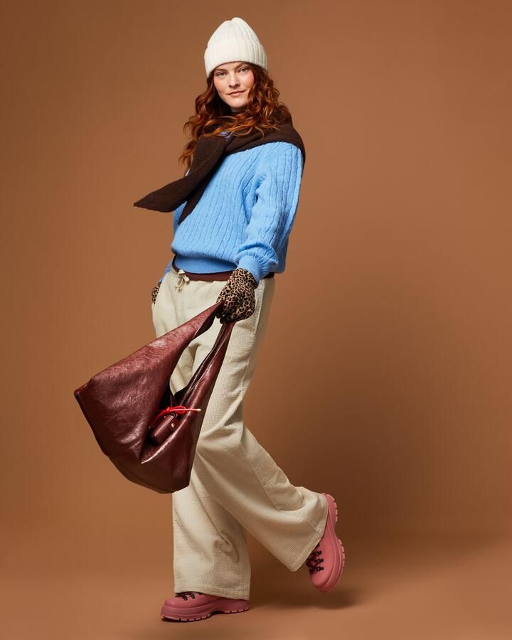 HEMA Damesmuts Rib Crème - Foto 2