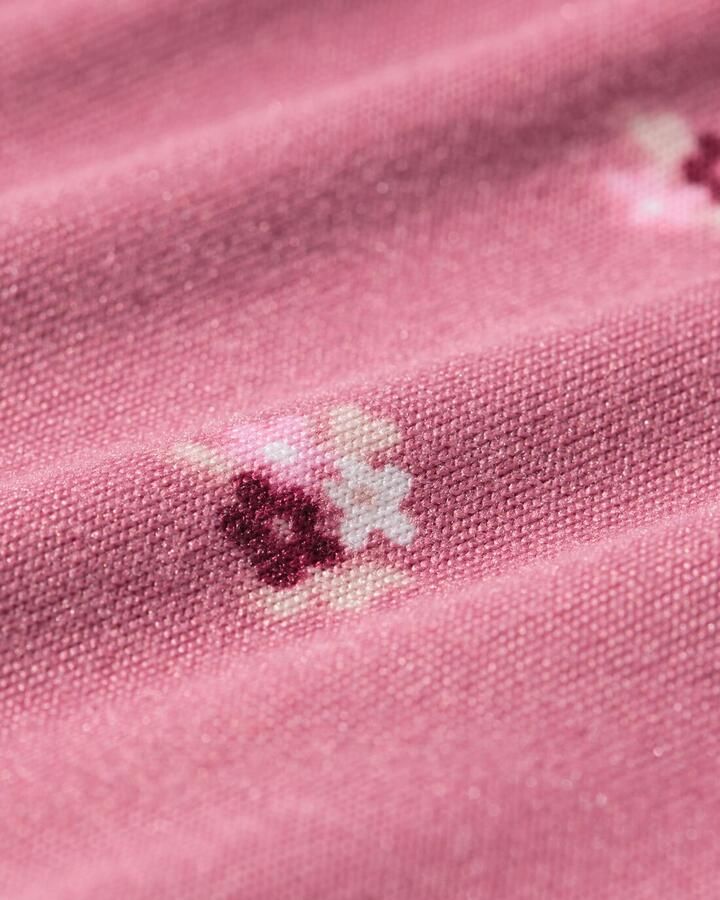 HEMA Damesnachthemd Brushed Micro Bloemen Roze (roze) - Foto 2