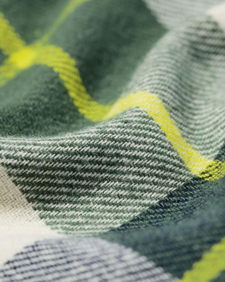 HEMA Damesnachthemd Flanel Ruiten Donkerblauw (donkerblauw)