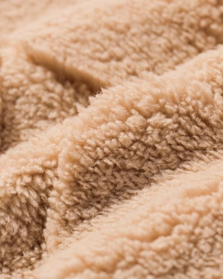 HEMA Damesnachthemd Fleece Hartjes Lichtbruin (lichtbruin) - Foto 2