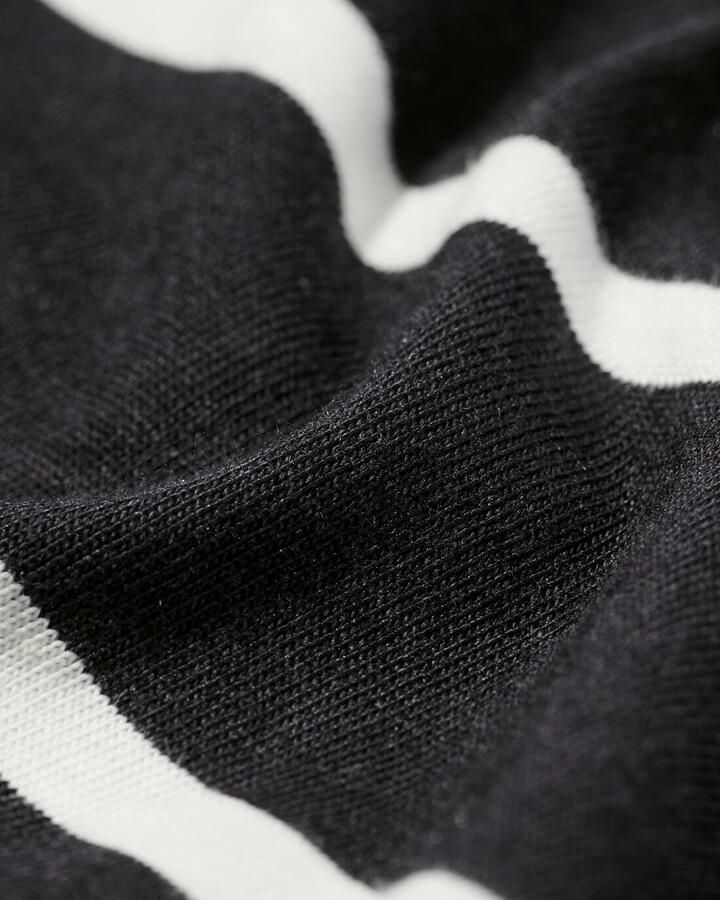 HEMA Damesnachthemd Strepen Zwart wit (zwart wit)