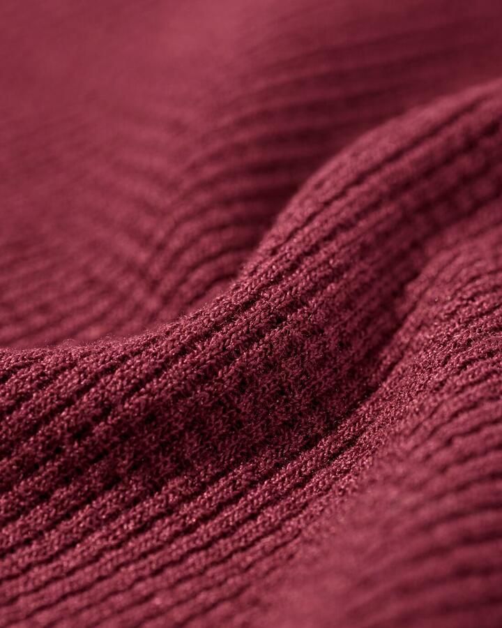 HEMA Damesnachthemd Viscose Wafel Bordeauxrood (bordeauxrood)