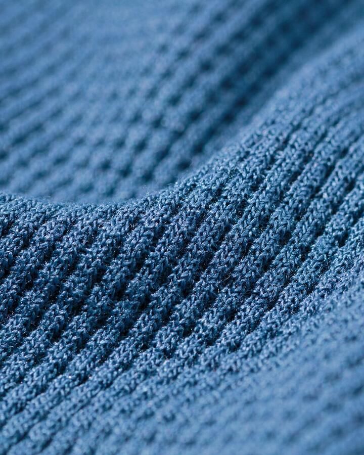 HEMA Damesnachthemd Wafel Middenblauw (middenblauw) - Foto 1