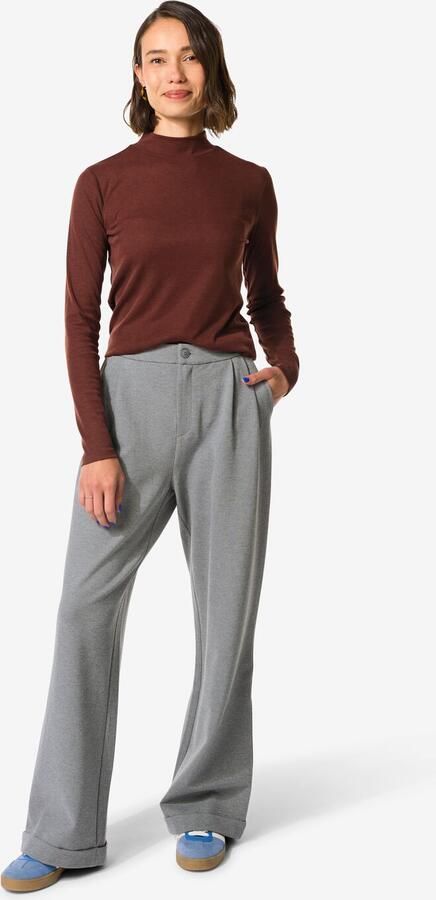 HEMA Damespantalon Devin Middengrijs (middengrijs) - Foto 2