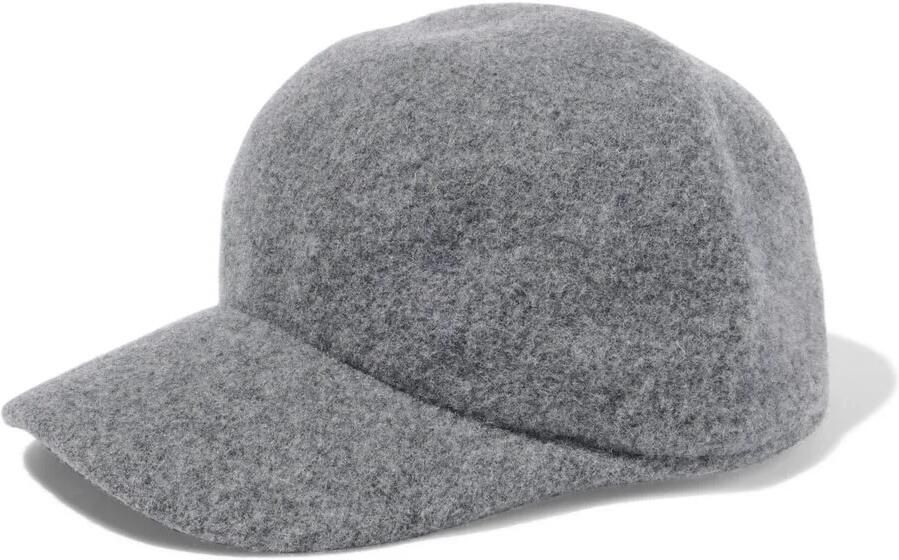 HEMA Damespet Wol Grijs - Foto 2