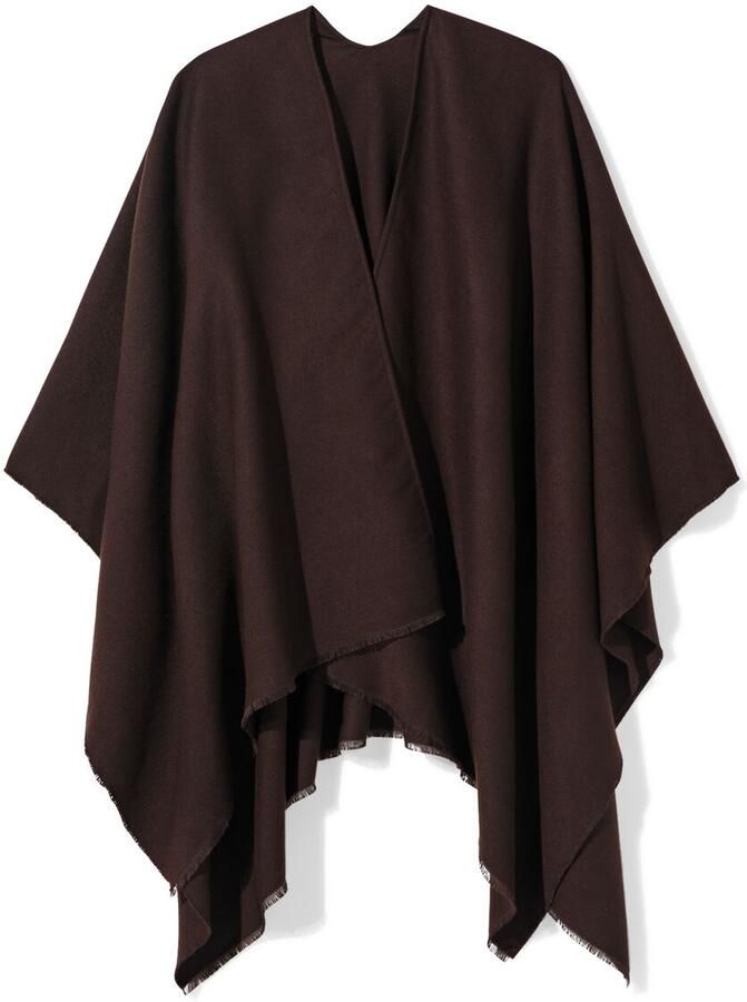 HEMA Damesponcho Bruin (bruin)