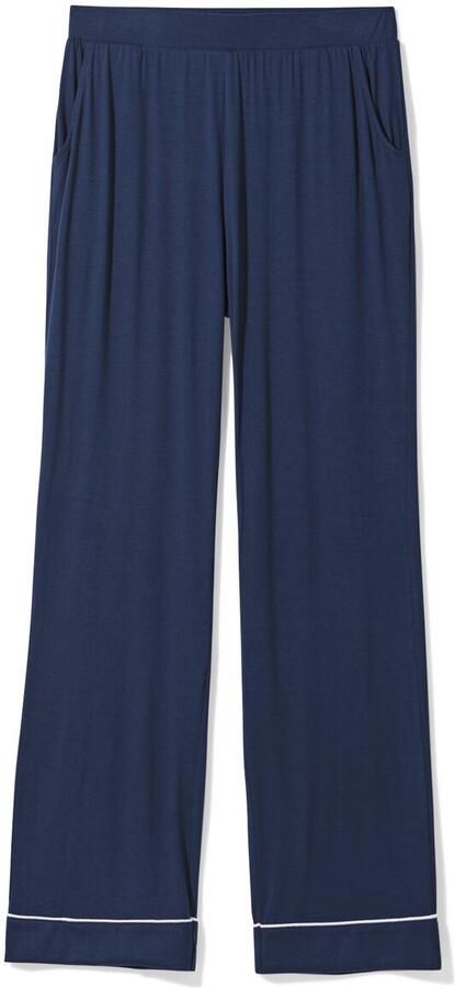 HEMA Damespyjamabroek Viscose Donkerblauw (donkerblauw)