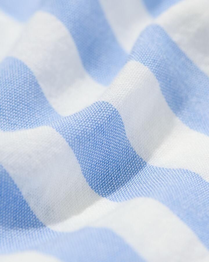 HEMA Damespyjamashort Seersucker Strepen Blauw (blauw) - Foto 2