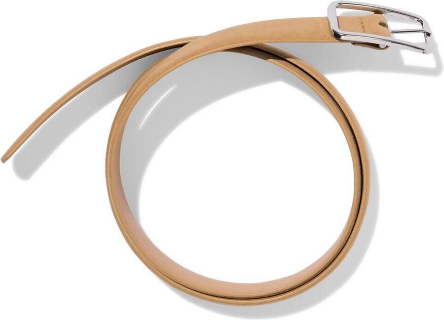 HEMA Damesriem 2.4cm Suède Beige (beige)
