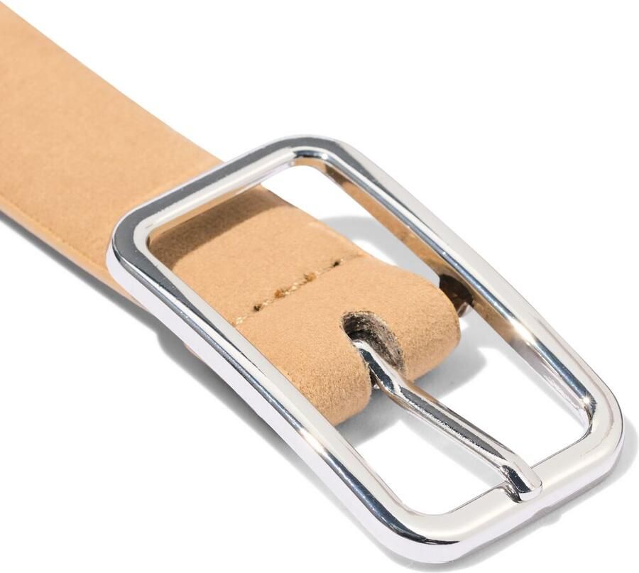 HEMA Damesriem 2.4cm Suède Beige (beige) - Foto 2