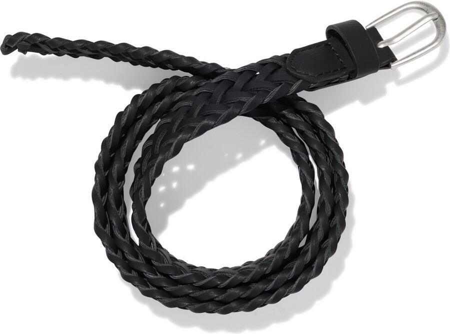 HEMA Damesriem Gevlochten Zwart (zwart) - Foto 2