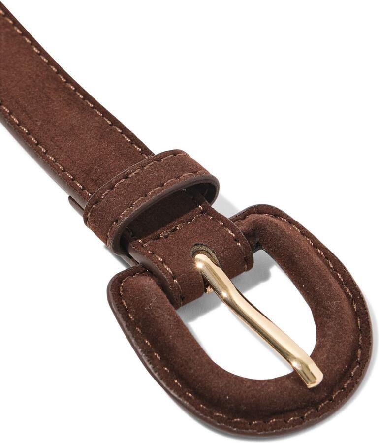 HEMA Damesriem Suède Smal Bruin (bruin)