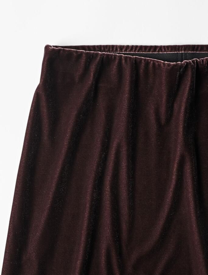 HEMA Damesrok Ovetta Velours Chocoladebruin - Foto 2