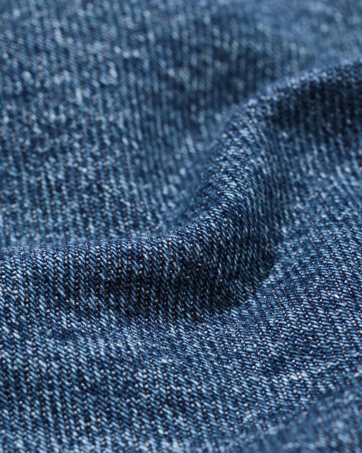 HEMA Damesshort Wide Fit Denim Middenblauw (middenblauw)
