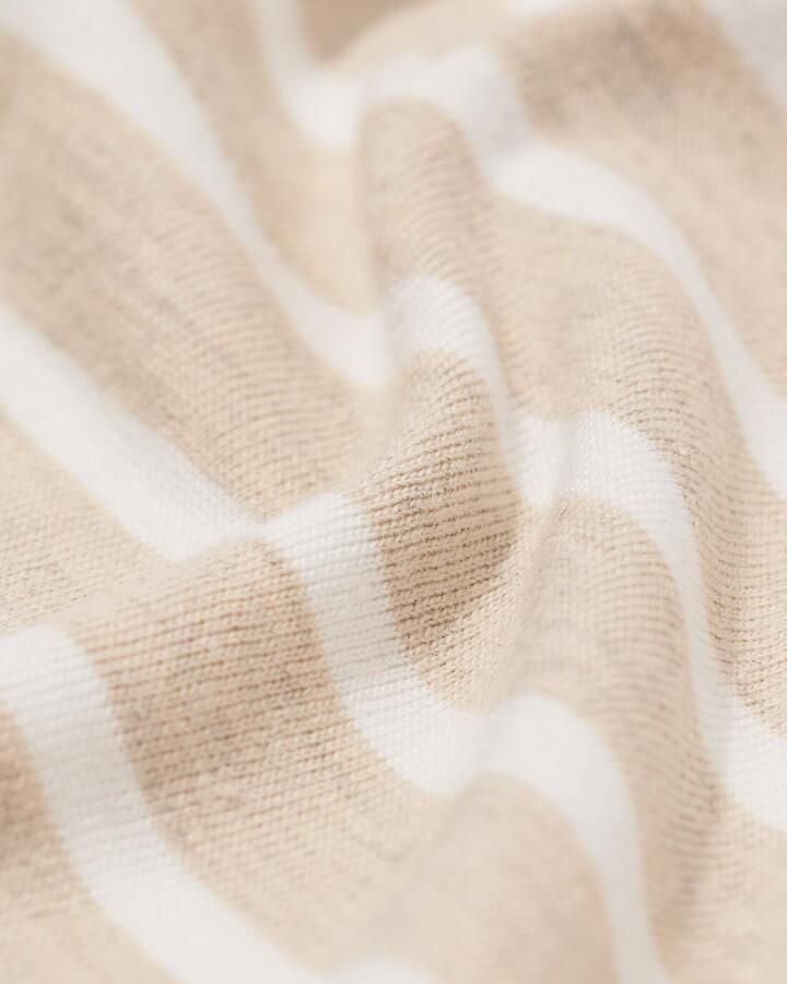 HEMA Damesshortama Jersey Strepen Naturel (naturel) - Foto 2