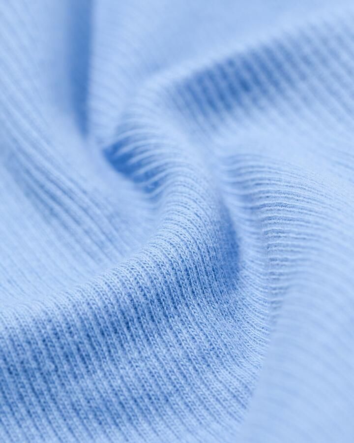 HEMA Damesshortama Rib Blauw (blauw) - Foto 2