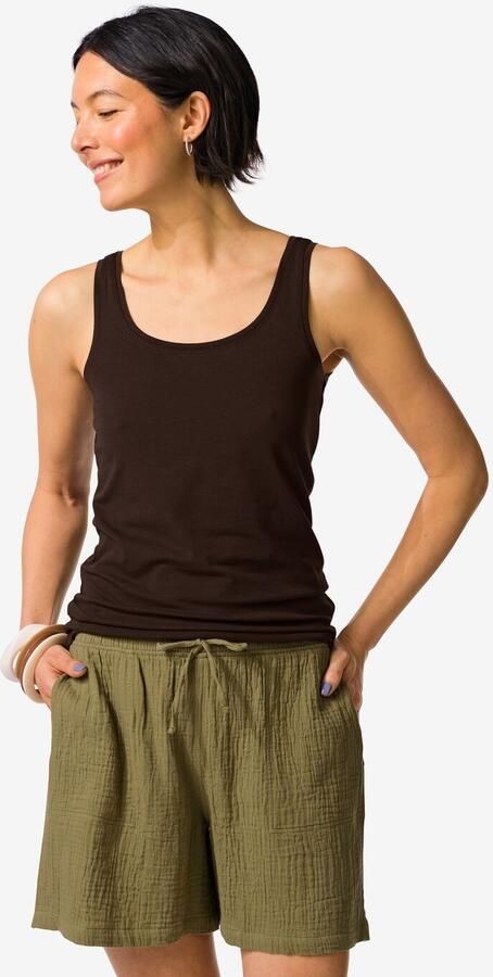 HEMA Damessinglet Carry Bruin (bruin)