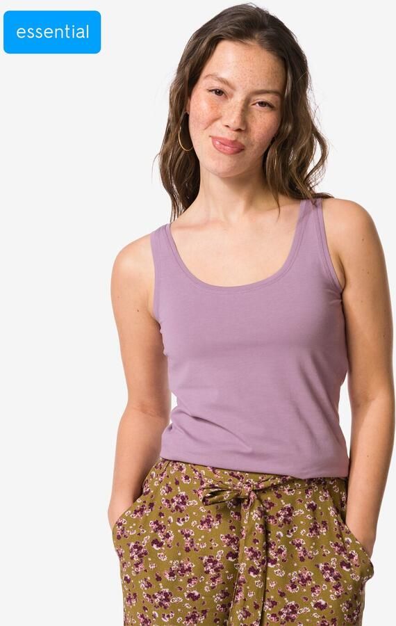 HEMA Damessinglet Carry Paars (paars)