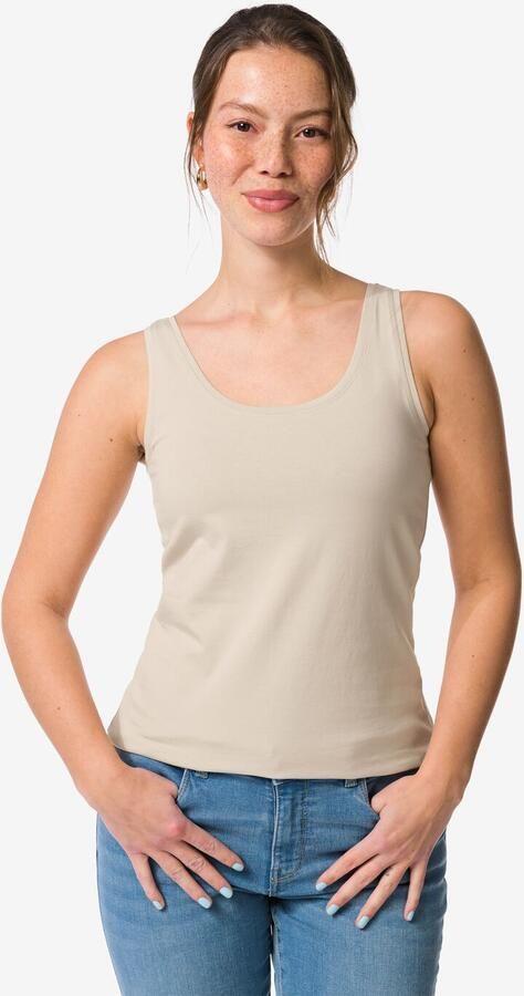 HEMA Damessinglet Carry Zand (zand)