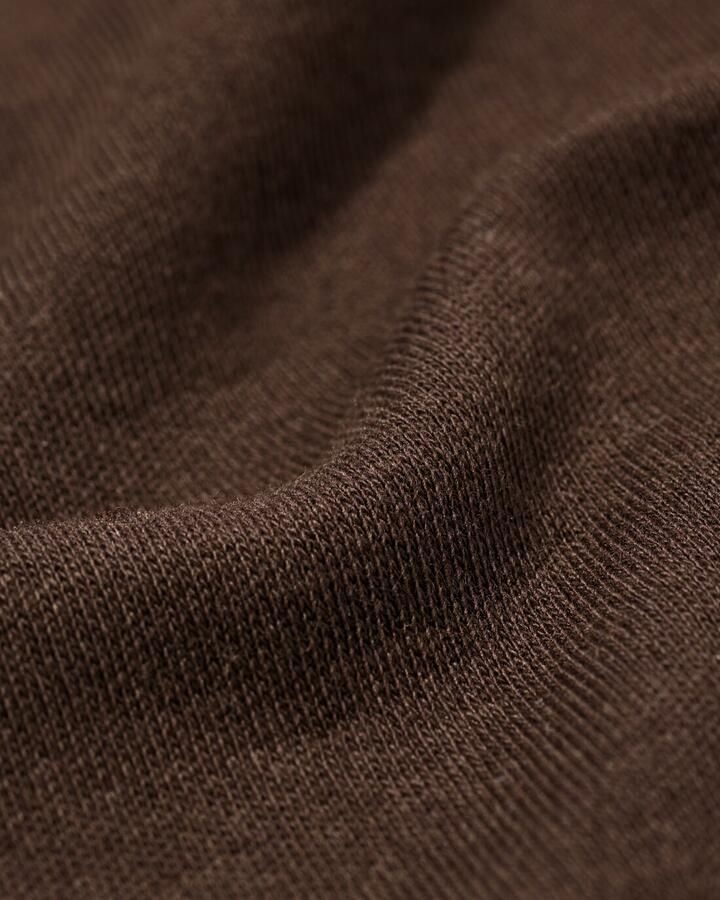 HEMA Damessinglet Noah Jersey Donkerbruin (donkerbruin)
