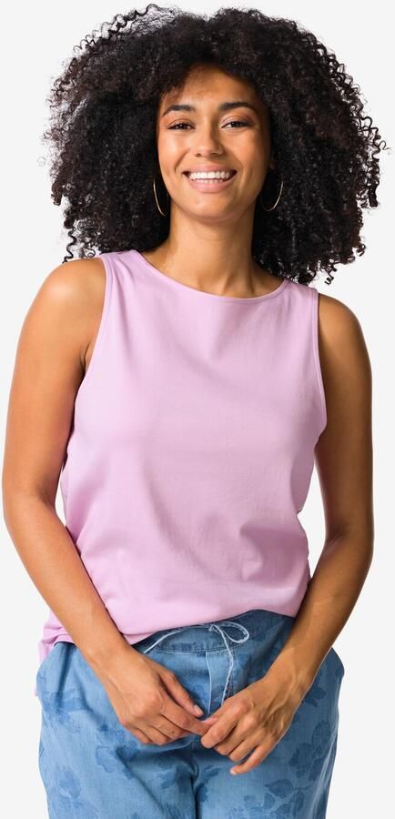 HEMA Damessinglet Noah Jersey Lila (lila) - Foto 2