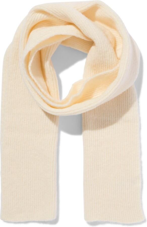 HEMA Damessjaal 200x28cm Créme - Foto 2