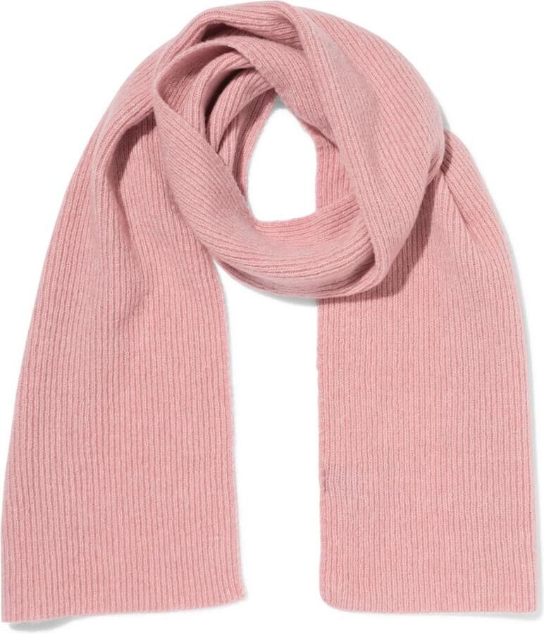 HEMA Damessjaal 28x200cm Roze - Foto 2
