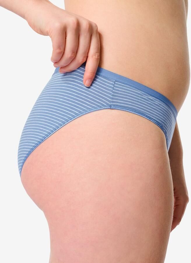 HEMA Damesslip Katoen 2 Stuks Blauw (blauw) - Foto 3