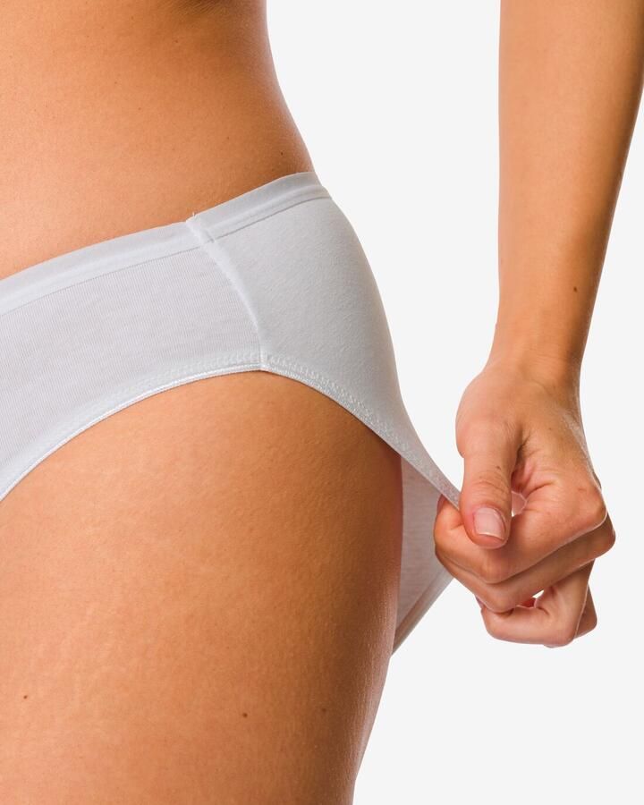 HEMA Damesslip Katoen 2 Stuks Wit (wit)
