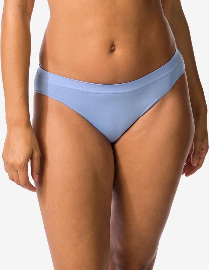 HEMA Damesslip Naadloos Micro Blauw (blauw)