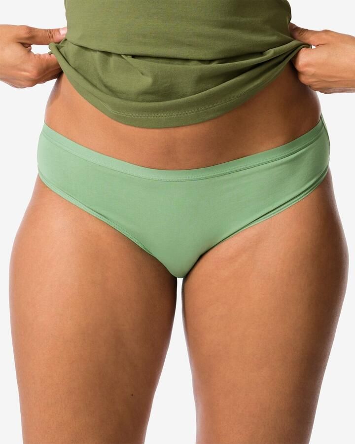 HEMA Damesslip Perfect Comfort Katoen Groen (groen)