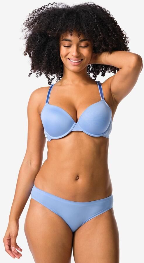 HEMA Dameshipster Naadloos Micro Blauw (blauw) - Foto 5