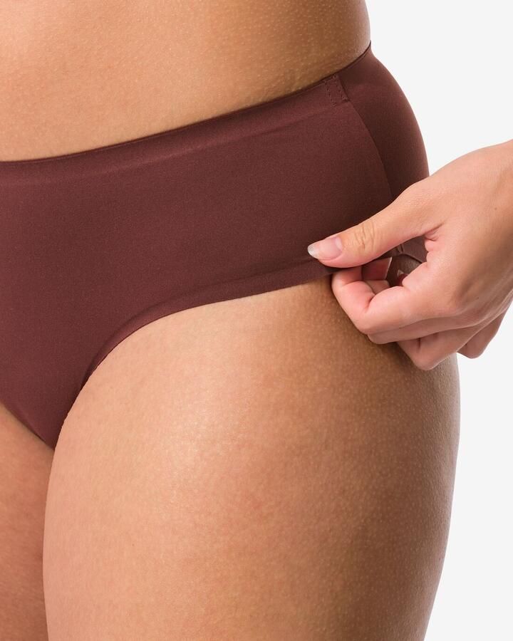 HEMA Damesslip Second Skin Micro Donkerbruin (donkerbruin) - Foto 2