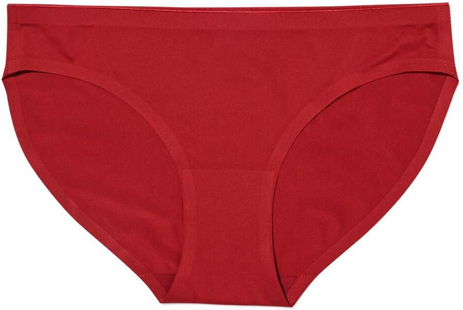 HEMA Damesslip Second Skin Micro Donkerrood (donkerrood)